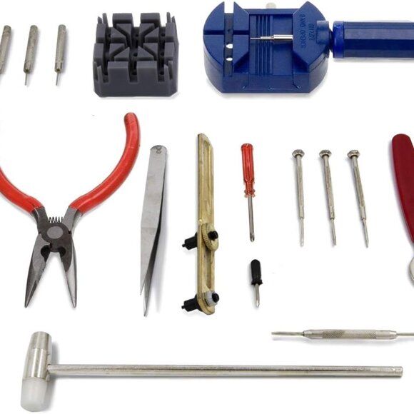 Watchmaker Jewelry Repair Tool Kit Incl. Band Pin Link Remover. Back Case Opener - Picture 1 of 7